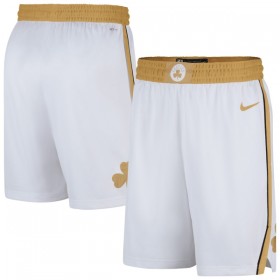 Hombre Boston Celtics Pantalones 2025-26 Nike City Edition Blanco Swingman